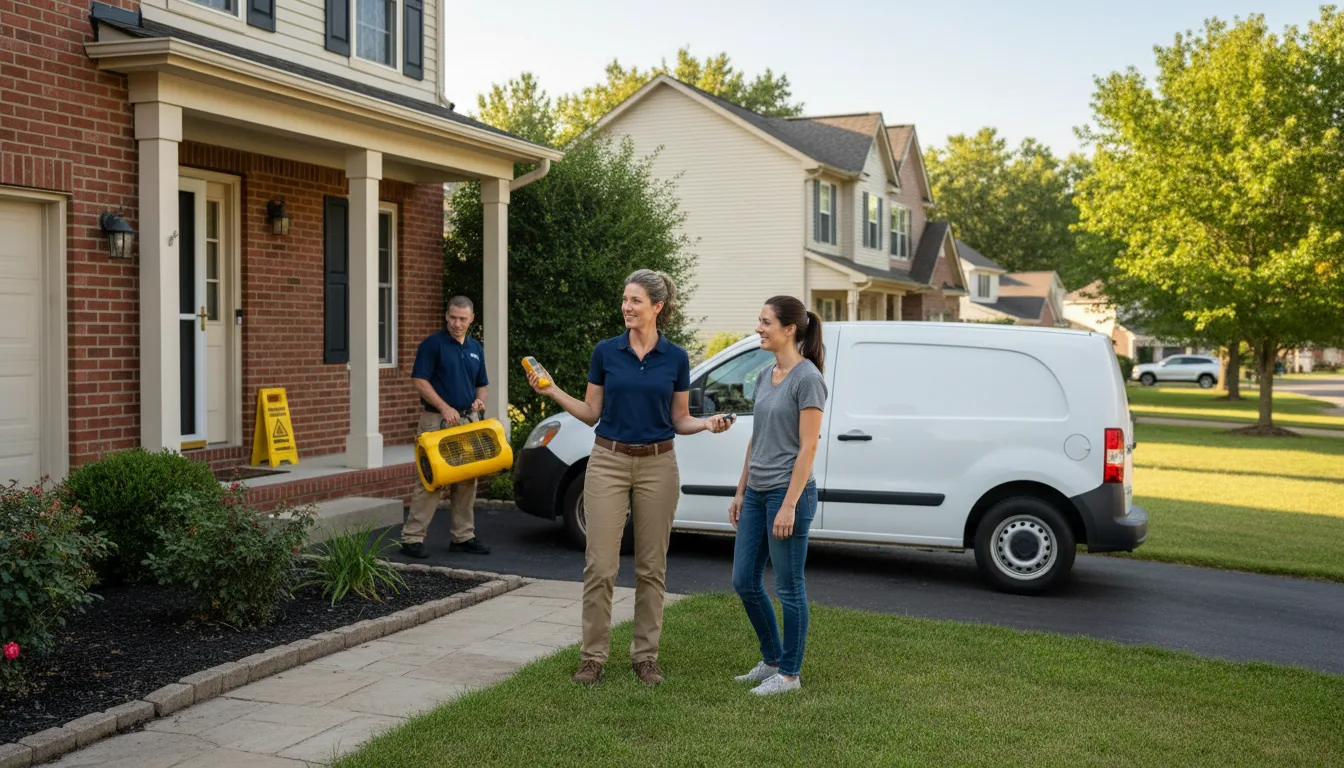 Water restoration image for Mildew Remediation in Bridgeville, CA